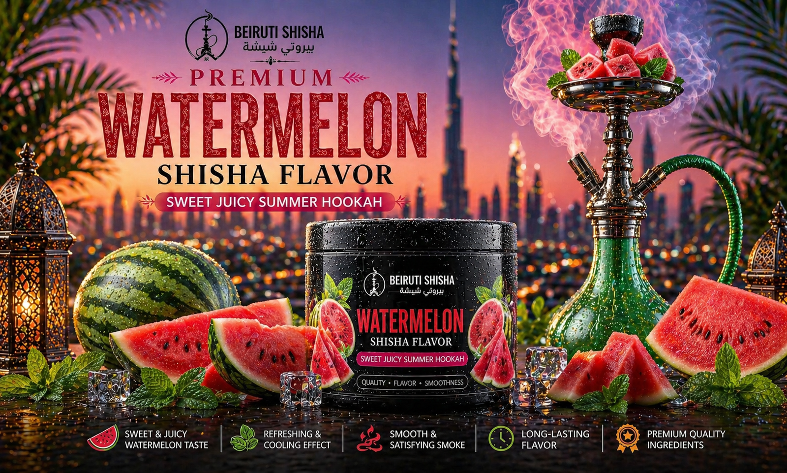 Watermelon Shisha Flavor - Sweet Juicy Summer Hookah