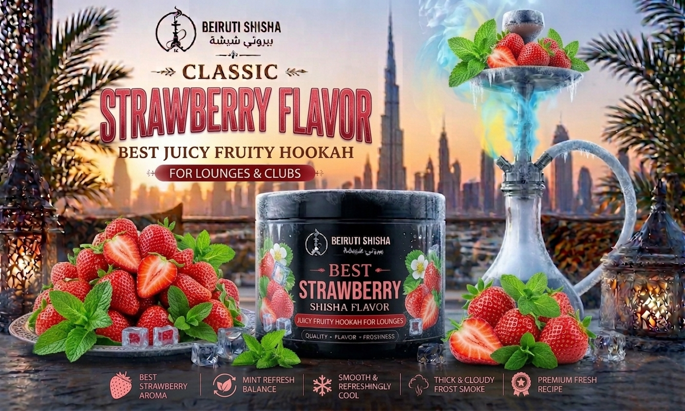 Best Strawberry Shisha Flavor - Juicy Fruity Hookah for Lounges